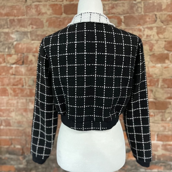 NWT BCBGeneration Plaid Bomber Jacket - Picture 6 of 13